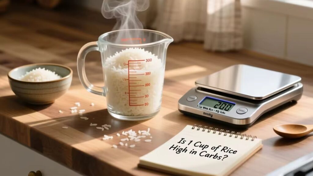 Is 1 Cup of Rice High in Carbs