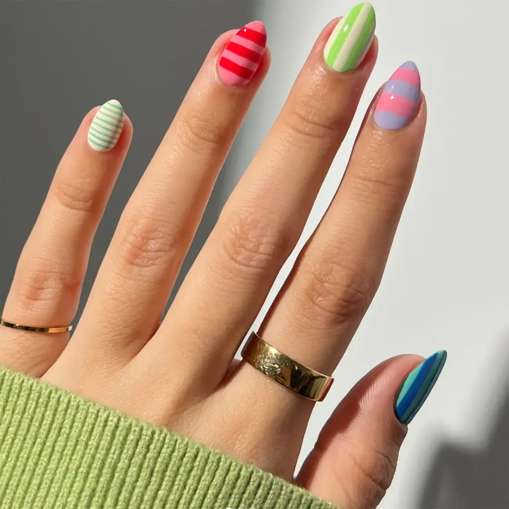 Striped nail designs