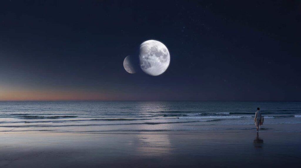 As the Moon slowly drifts away from Earth, it is quietly lengthening our days and gradually softening the planet’s tides