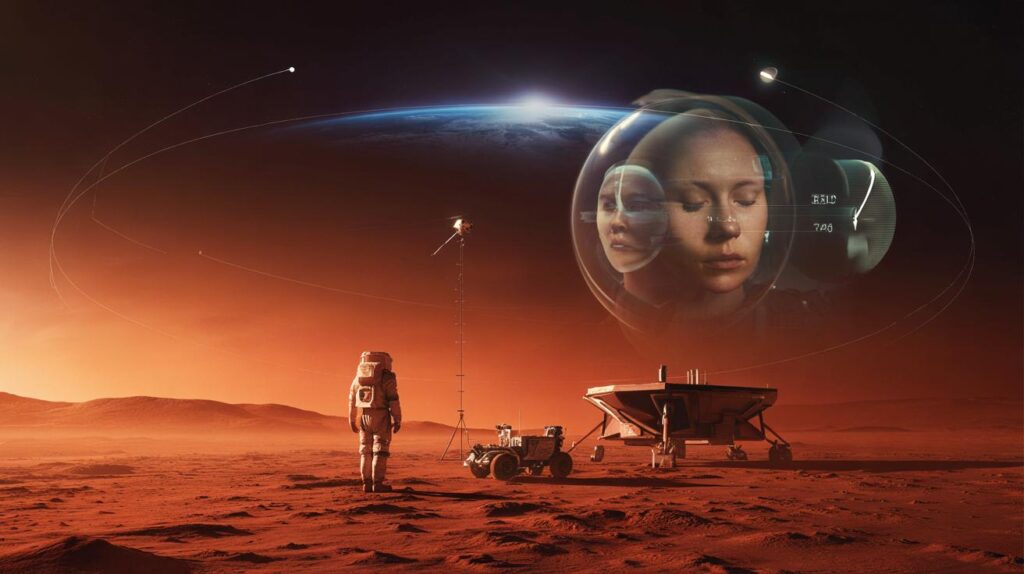 time flows differently on the Red Planet