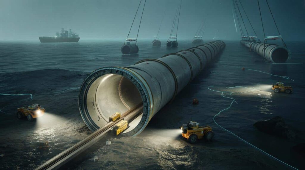 rail line to connect continents