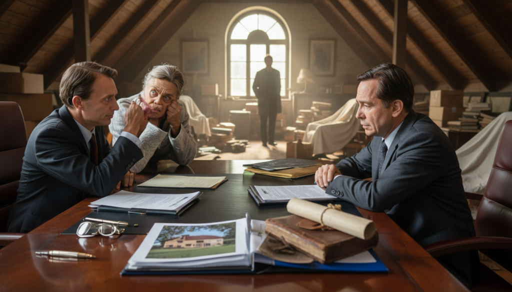 In conflict with relatives