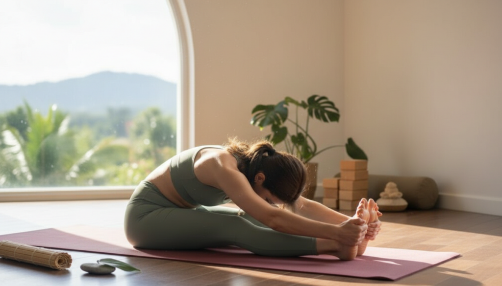 12 Yoga Poses to Release Body Stiffness and Improve Flexibility and Daily Comfort