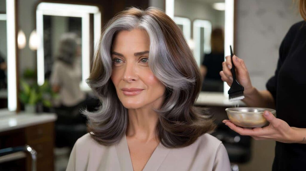 Goodbye hair dye : the new trend to cover gray hair and look younger