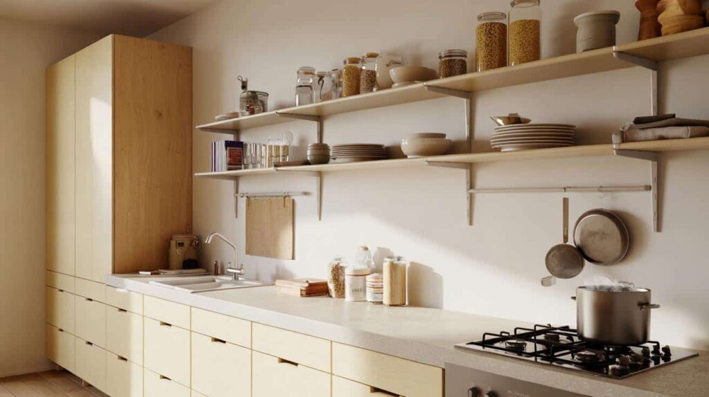 Goodbye kitchen cabinets: the cheaper new trend that won’t warp, swell, or go mouldy over time
