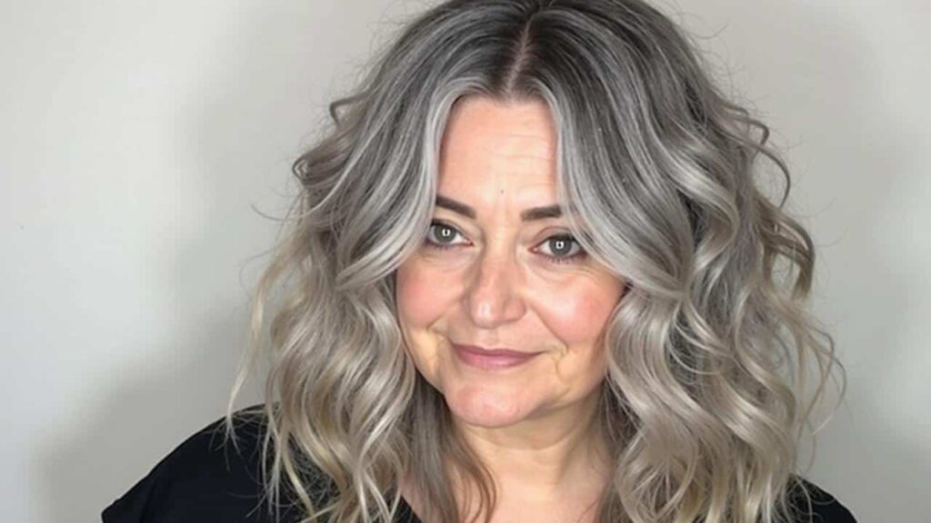 Gray hair after 50: Stained glass hair is the best technique for naturally camouflaging it, according to professionals.