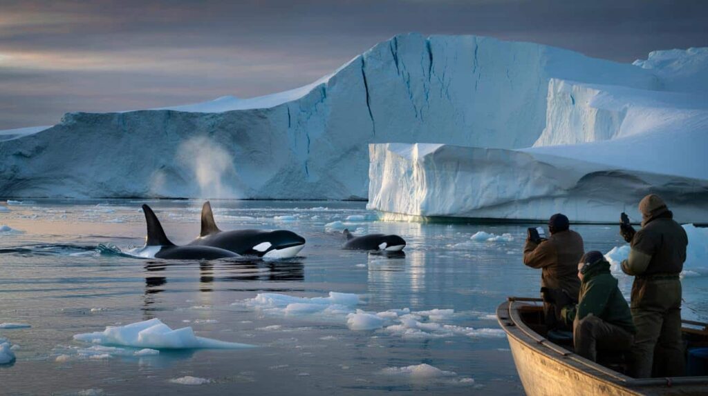 Greenland declares an emergency after repeated orca sightings near unstable ice shelves