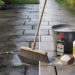 How to clean a blackened patio and garden paths with almost no effort using simple methods that really work