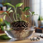 If you love propagating your plants, this treasure picked up in the forest will become your most beautiful display stand