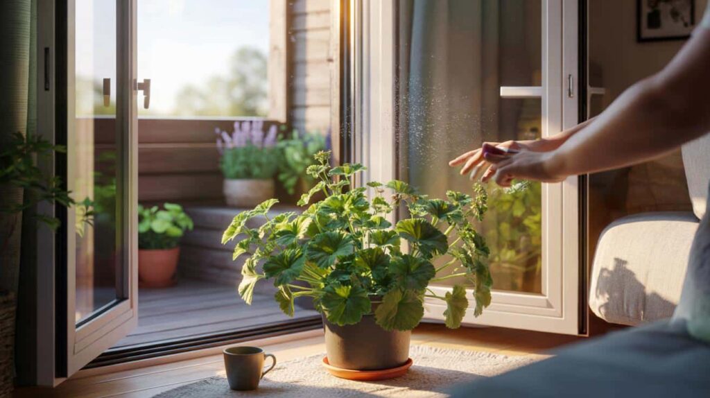 the home and repels mosquitoes