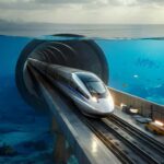 The world’s longest underwater high-speed train is now in progress, set to link two continents beneath the sea