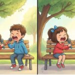 9-Second Visual Challenge: Spot the 3 Differences Hidden in the Girl and Boy Shouting Image