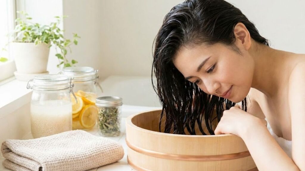 Japanese Hair-Washing Method