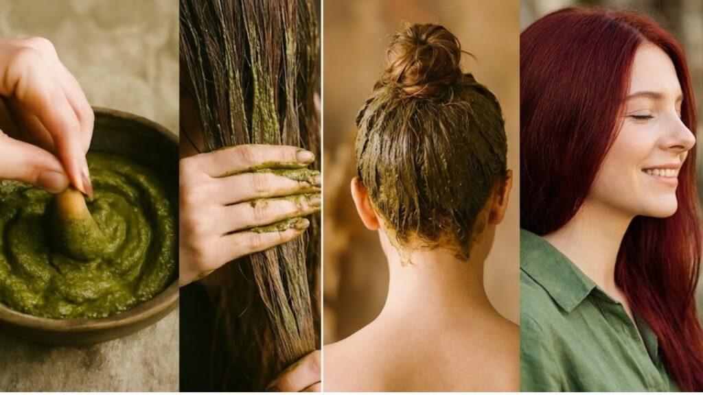 Natural henna hair dye recipes provide rich colour results while protecting hair from chemical damage