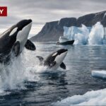 Emergency declared in Greenland after researchers spot orcas breaching unusually close to melting ice shelves