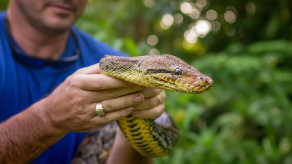 A Giant African Python Has Been Officially