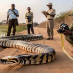 An exceptionally large African python has been officially confirmed by herpetologists during a certified field expedition, stunning the scientific community