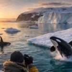 Emergency declared in Greenland as researchers spot orcas breaching near melting ice shelves