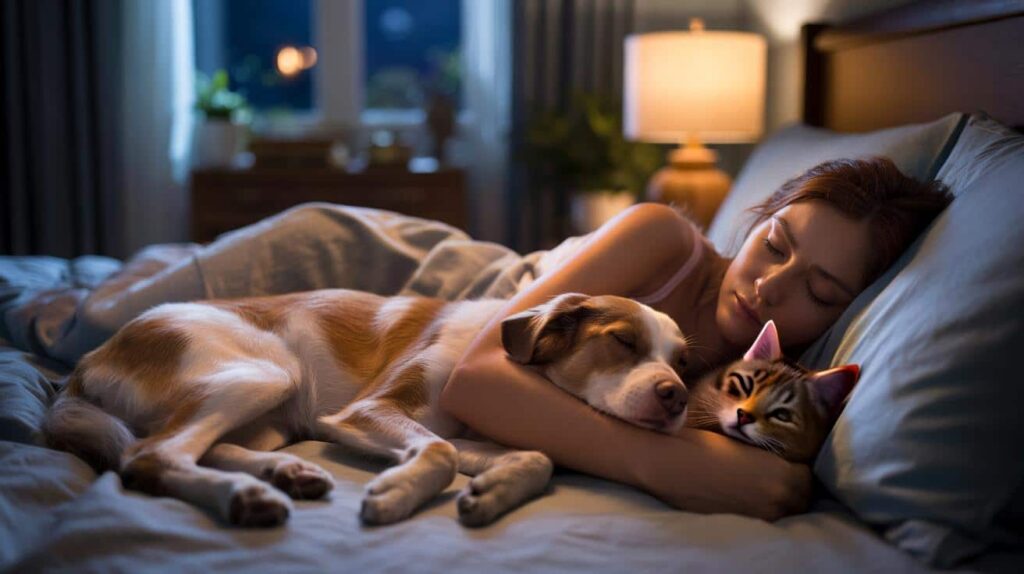 who sleep in the same bed