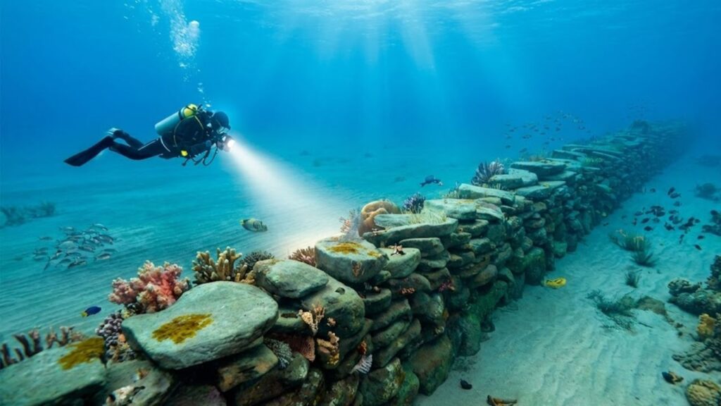 This 7,000-year-old stone wall