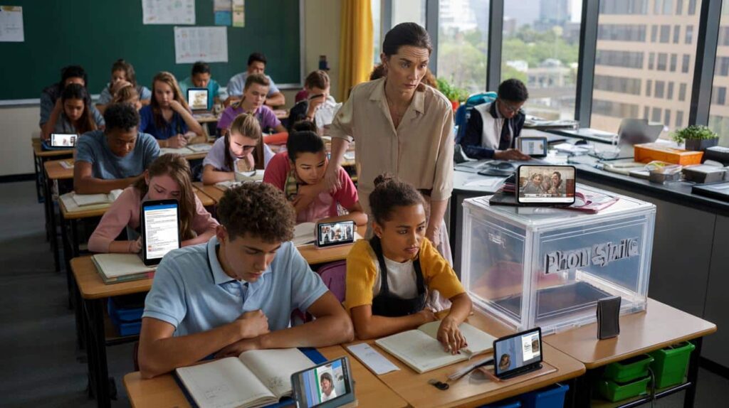 Teachers who ban smartphones