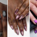 Delicate diamantes, foggy blue hues & ribbed glass finishes: 10 nail trends to try now